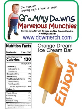 Orange Dream Ice Cream Bar